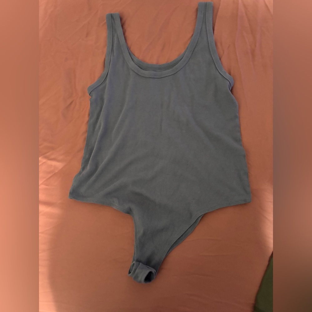 Blue bodysuit